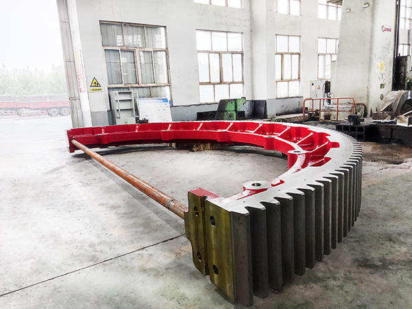 鑄鋼件廠家是怎么對大型鑄鋼件-大齒輪進行清理防止銹蝕的產生？