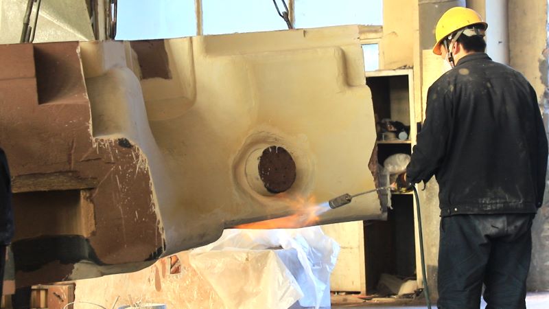 來看大型鑄鋼廠-騰飛鑄鋼的水玻璃砂工藝