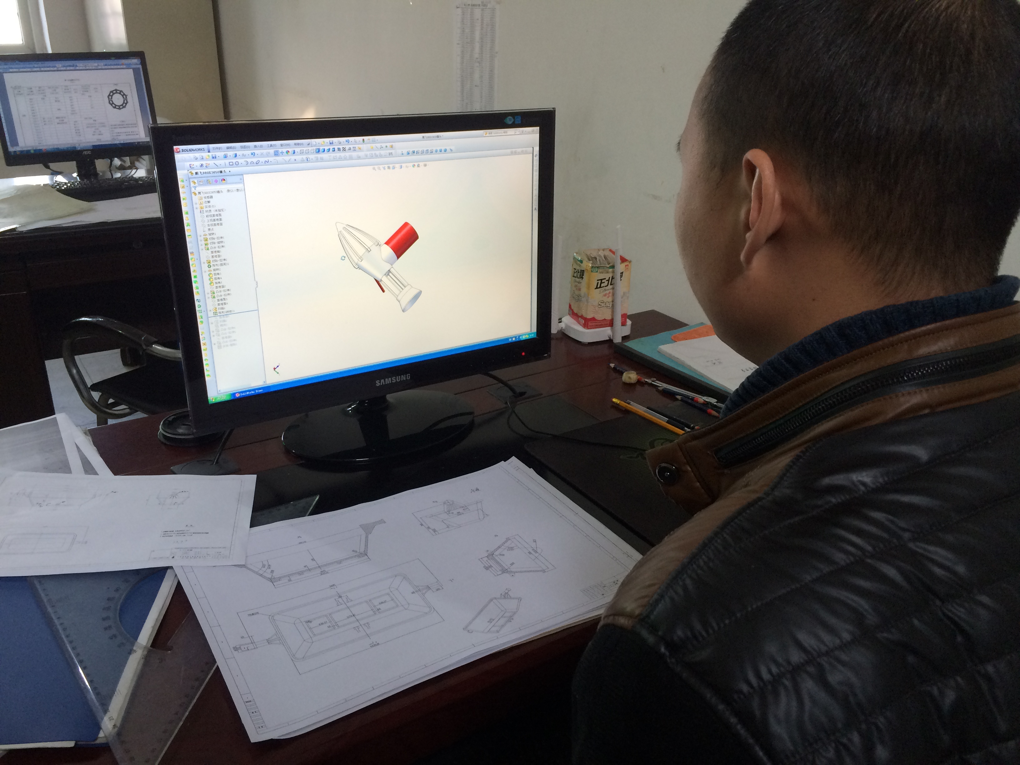 騰飛鑄鋼工藝模擬現場